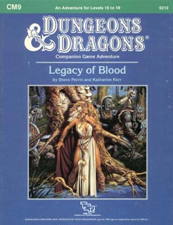 Cover For CM9 - Legacy Of Blood